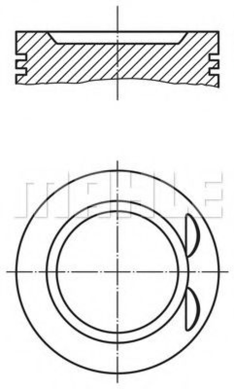 Piston OPEL ASTRA G Combi (F35) (1998 - 2009) MAHLE ORIGINAL 011 73 00 piesa NOUA