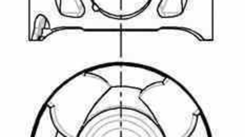 Piston OPEL ASTRA H (L48) NÜRAL 87-146100-10