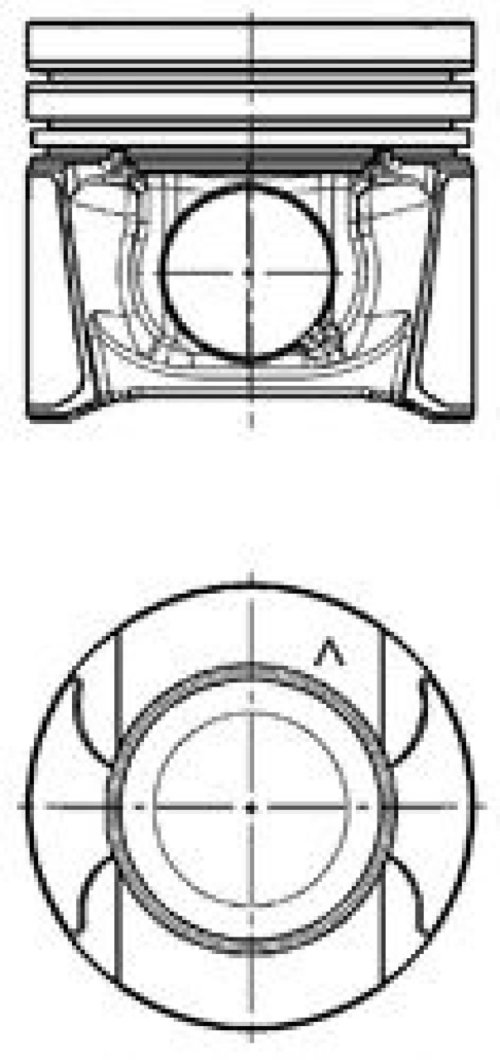 Piston OPEL MOVANO B bus (2010 - 2016) KOLBENSCHMIDT 97504600 piesa NOUA