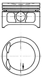 Piston OPEL VECTRA B (36) (1995 - 2002) KOLBENSCHMIDT 97363610 piesa NOUA