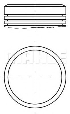 Piston PEUGEOT 306 Break (7E, N3, N5) (1994 - 2002) MAHLE ORIGINAL 040 02 00 piesa NOUA