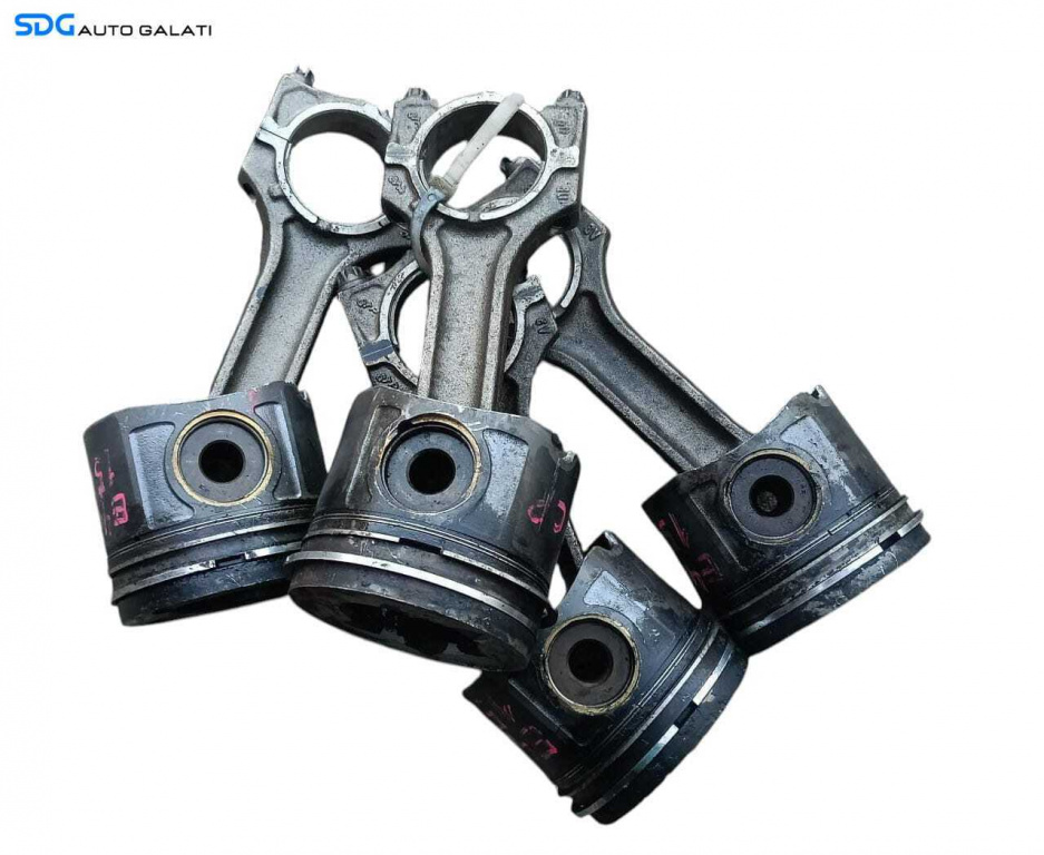 Piston Pistoane cu Biela BMW Seria 3 E46 320 2.0 D M47 110KW 150CP 2001 - 2006 (detalii specifice piston 83.945, biela 408) [M8808]