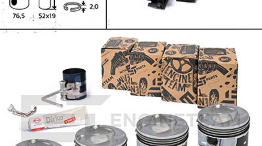 Piston (PM004800ET ET ENGINETEAM) AUDI,SEAT,SKODA,VW