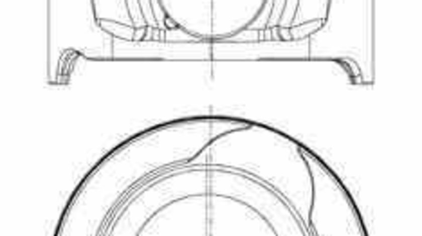 Piston RENAULT MEGANE III cupe DZ0/1 NÜRAL 87-123407-40