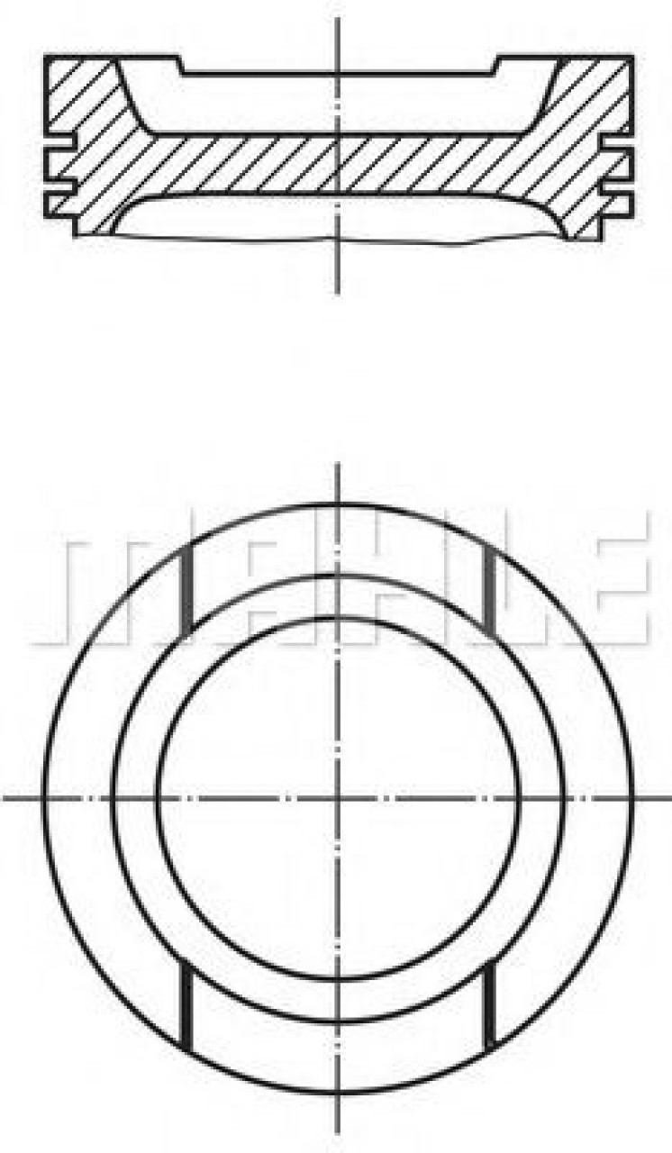 Piston SEAT ALTEA XL (5P5, 5P8) (2006 - 2016) MAHLE ORIGINAL 033 20 01 piesa NOUA