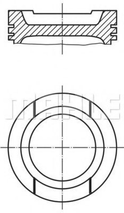 Piston SEAT EXEO (3R2) (2008 - 2016) MAHLE ORIGINAL 033 20 00 piesa NOUA