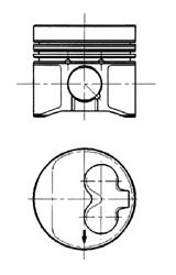 Piston SEAT IBIZA II (6K1) (1993 - 1999) KOLBENSCHMIDT 91429630 piesa NOUA