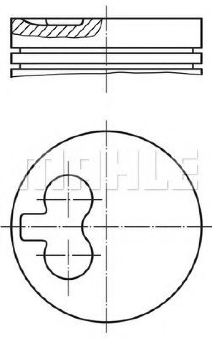 Piston SEAT TOLEDO I (1L) (1991 - 1999) MAHLE ORIGINAL 029 82 00 piesa NOUA