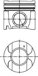 Piston TOYOTA AVENSIS (T22) (1997 - 2003) KOLBENSCHMIDT 40292620 piesa NOUA