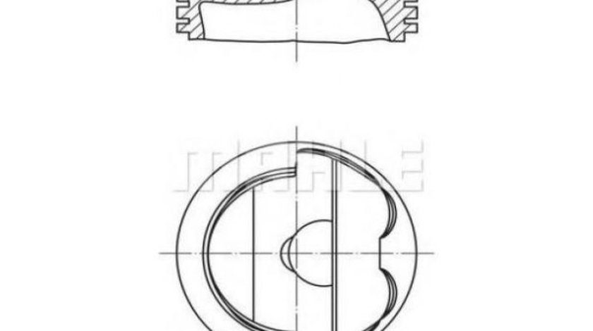 Piston Volkswagen VW TOURAN (1T1, 1T2) 2003-2010 #2 0280400