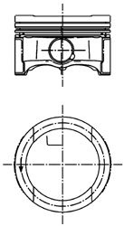Piston VW GOLF IV (1J1) (1997 - 2005) KOLBENSCHMIDT 99792620 piesa NOUA