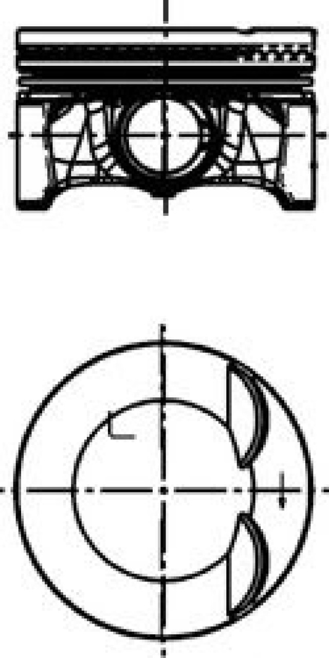 Piston VW GOLF VI (5K1) (2008 - 2013) KOLBENSCHMIDT 40247610 piesa NOUA