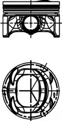 Piston VW TIGUAN (5N) (2007 - 2016) KOLBENSCHMIDT 40477600 piesa NOUA