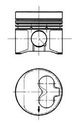 Piston VW TRANSPORTER IV bus (70XB, 70XC, 7DB, 7DW, 7DK) (1990 - 2003) KOLBENSCHMIDT 91429630 piesa ...