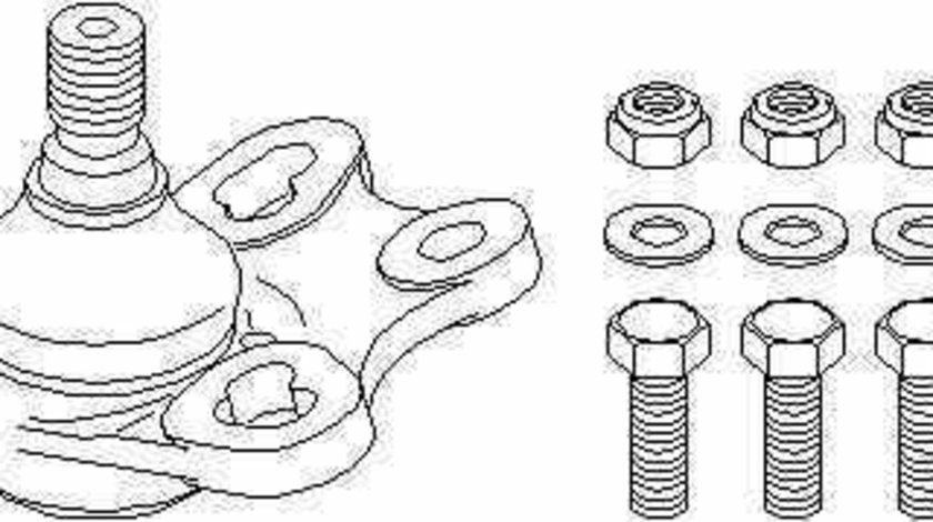 Pivot Articulatie sarcina ghidare MERCEDES-BENZ B-CLASS W245 TOPRAN 401 360