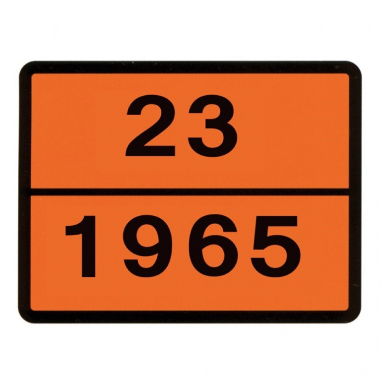 Placa Adr 23-1965 30x40 Cm Lpg Hico TWY011