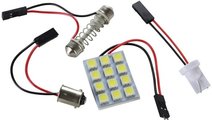 Placa Led SMD 5050 45 x 25MM 12V Lumina Alba Calda...