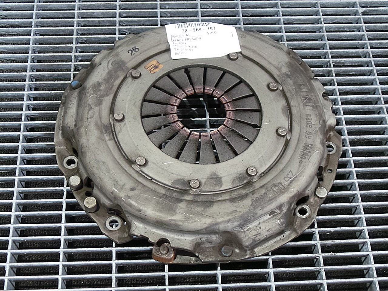 PLACA PRESIUNE FIAT STILO 1.9 JTD - (2001 2010)