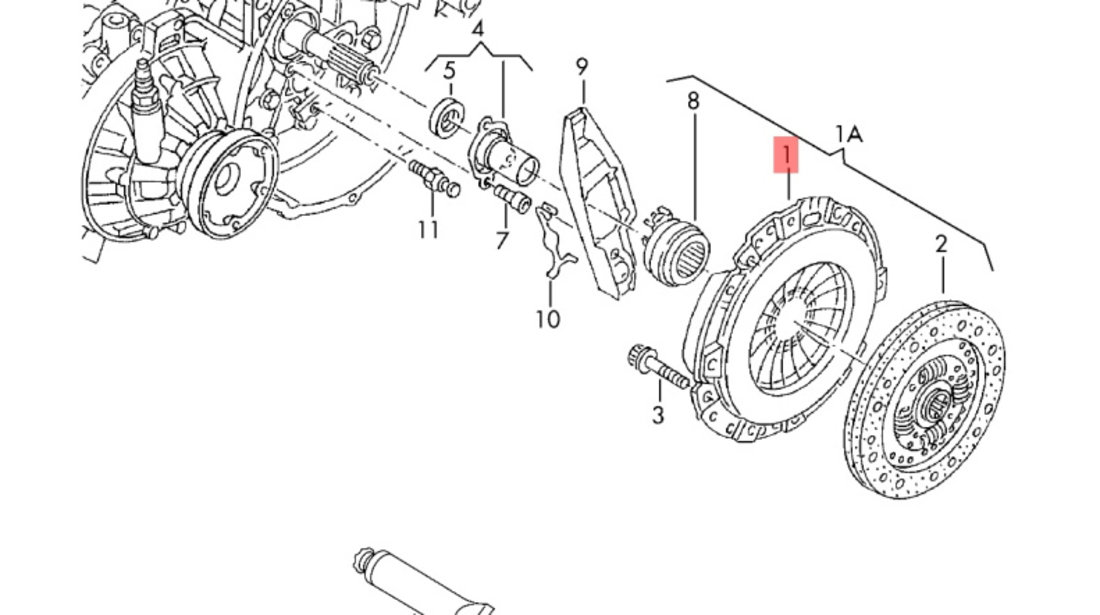 Placa presiune Volkswagen Bora (1J2) Sedan 1.9 TDI ALH 2002 038141025D VOLKSWAGEN BORA (1J2) [ 1998 - 2013 ] OEM 038141025D