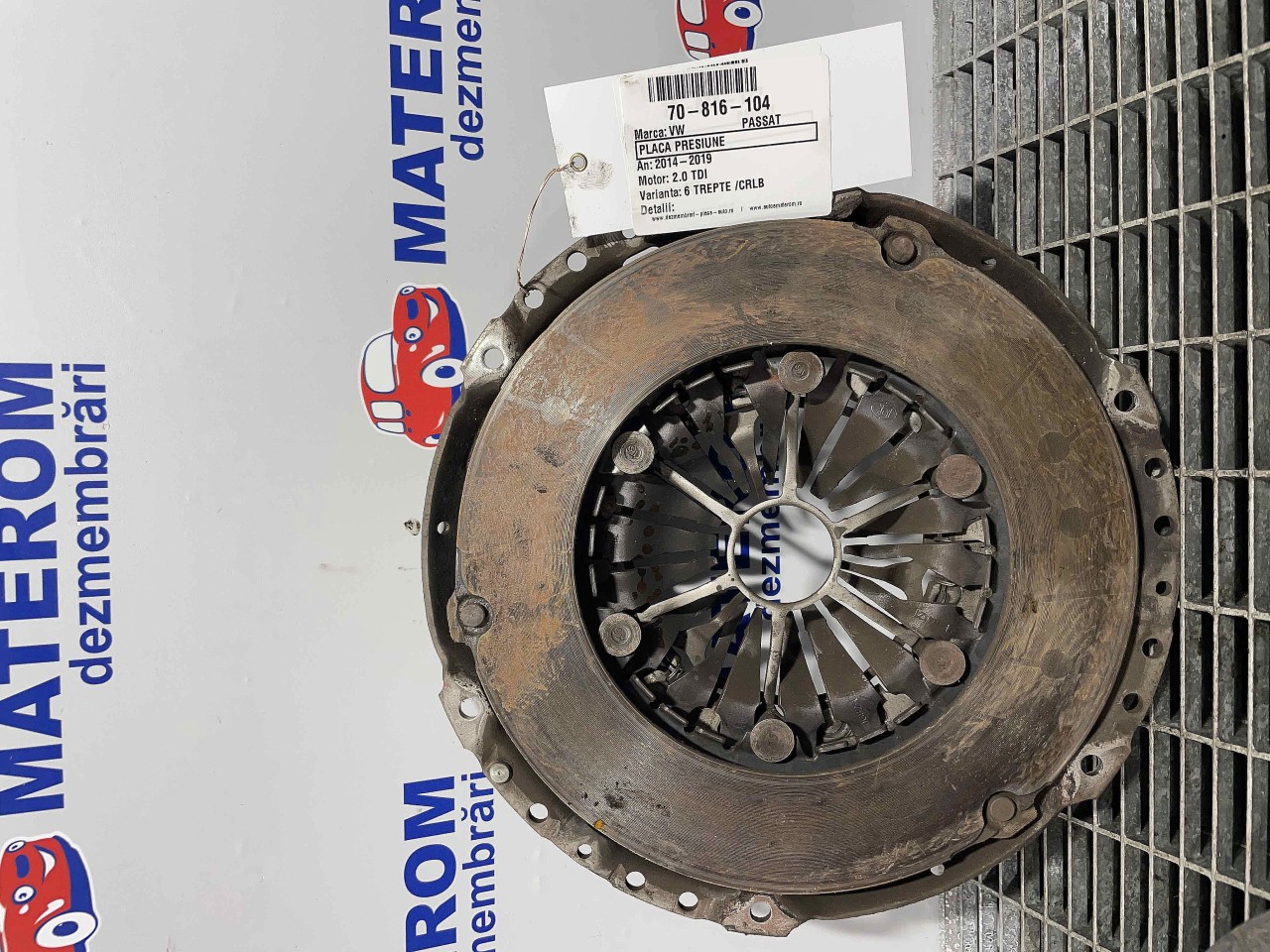 PLACA PRESIUNE VW PASSAT 2.0 TDI - (2014 2019)