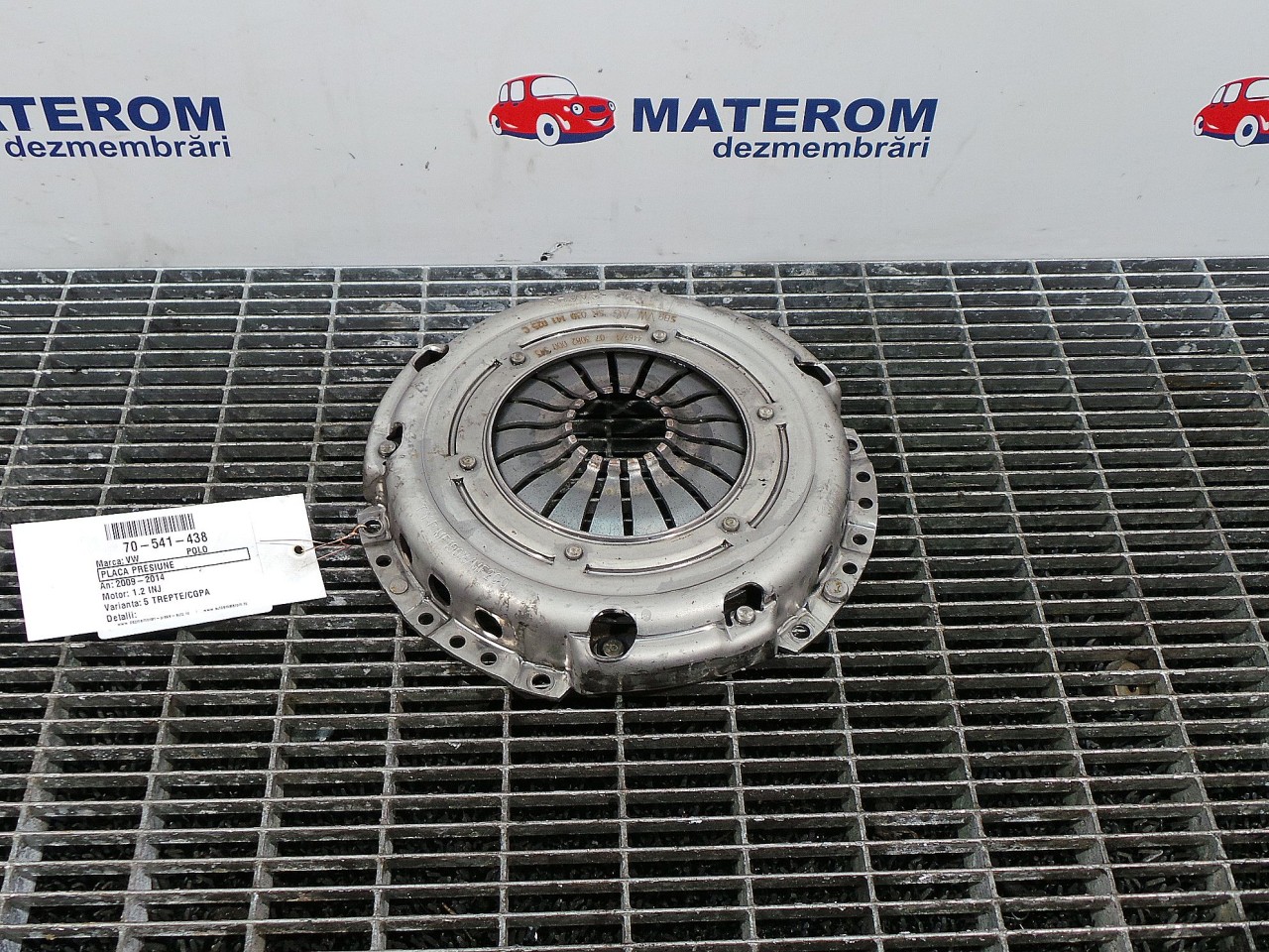PLACA PRESIUNE VW POLO 1.2 INJ - (2009 2014)