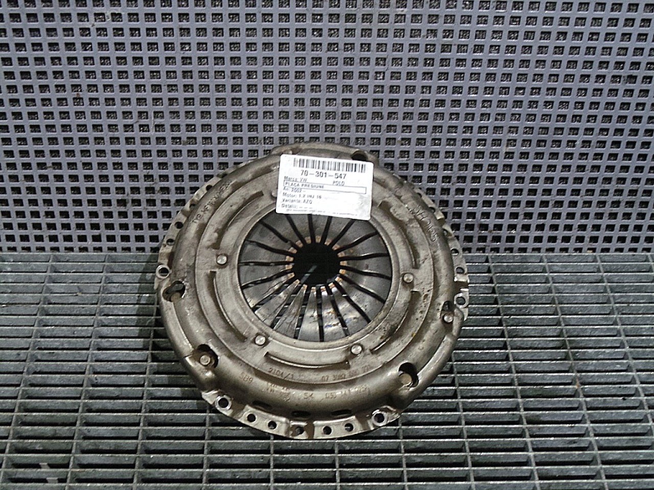 PLACA PRESIUNE VW POLO POLO 1.2 INJ 12V - (2002 2005)