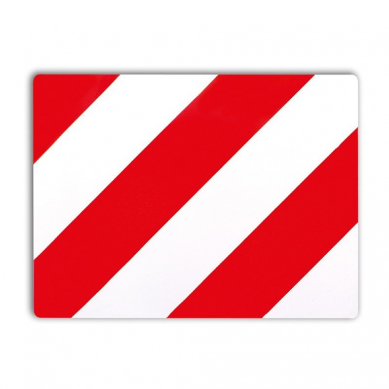 Placa Transport Agabaritic 40x30 Cm Stanga Profil Pvc Hico TWY016L