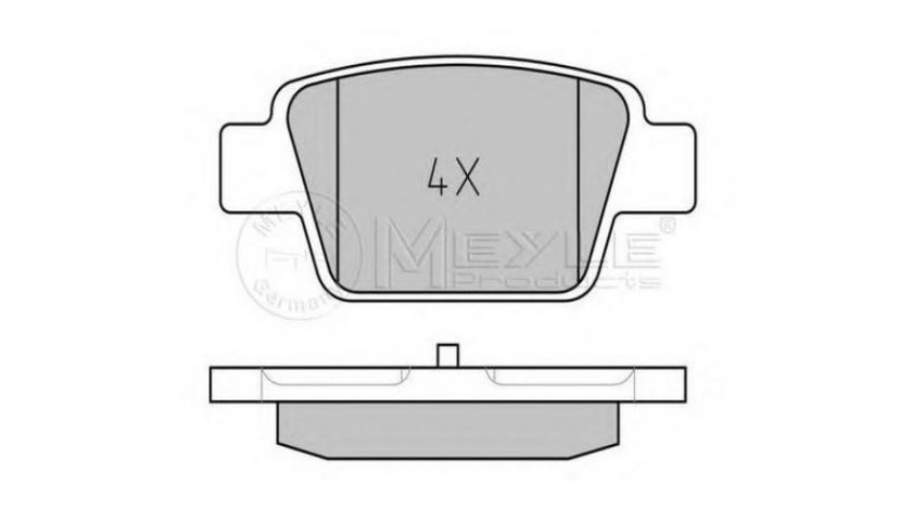 Placute de frana Alfa Romeo MITO (955) 2008-2016 #2 0252371415