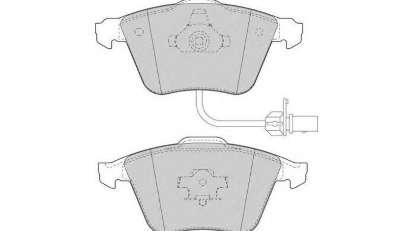 Placute de frana Audi AUDI A4 (8EC, B7) 2004-2008 #3 096412