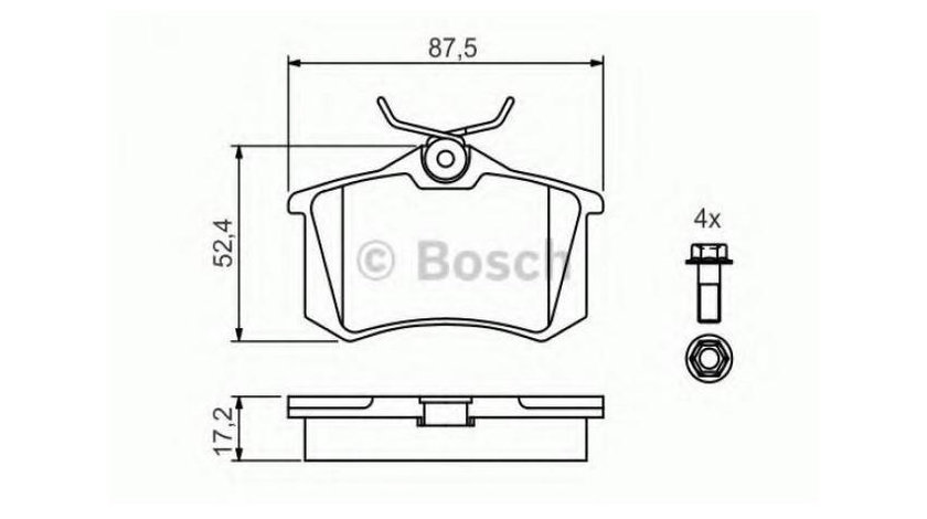 Placute de frana Audi AUDI A4 Avant (8E5, B6) 2001-2004 #3 026305