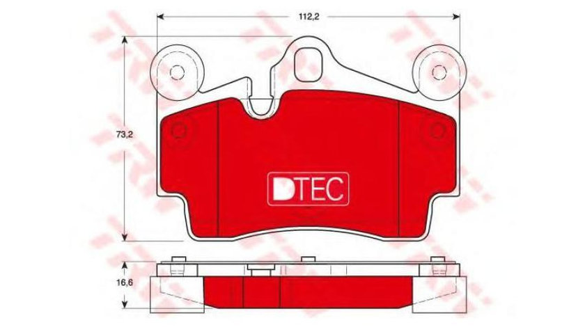 Placute de frana Audi AUDI Q7 (4L) 2006-2015 #2 0252369417