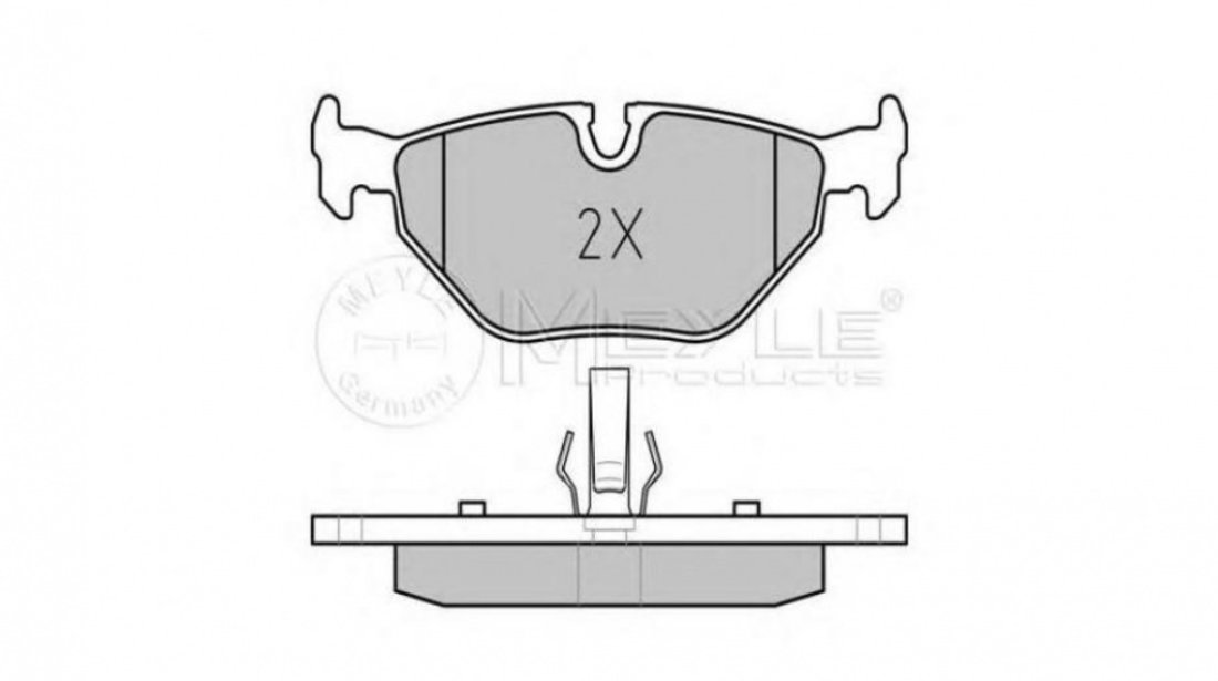 Placute de frana BMW 3 cupe (E46) 1999-2006 #2 0252193417