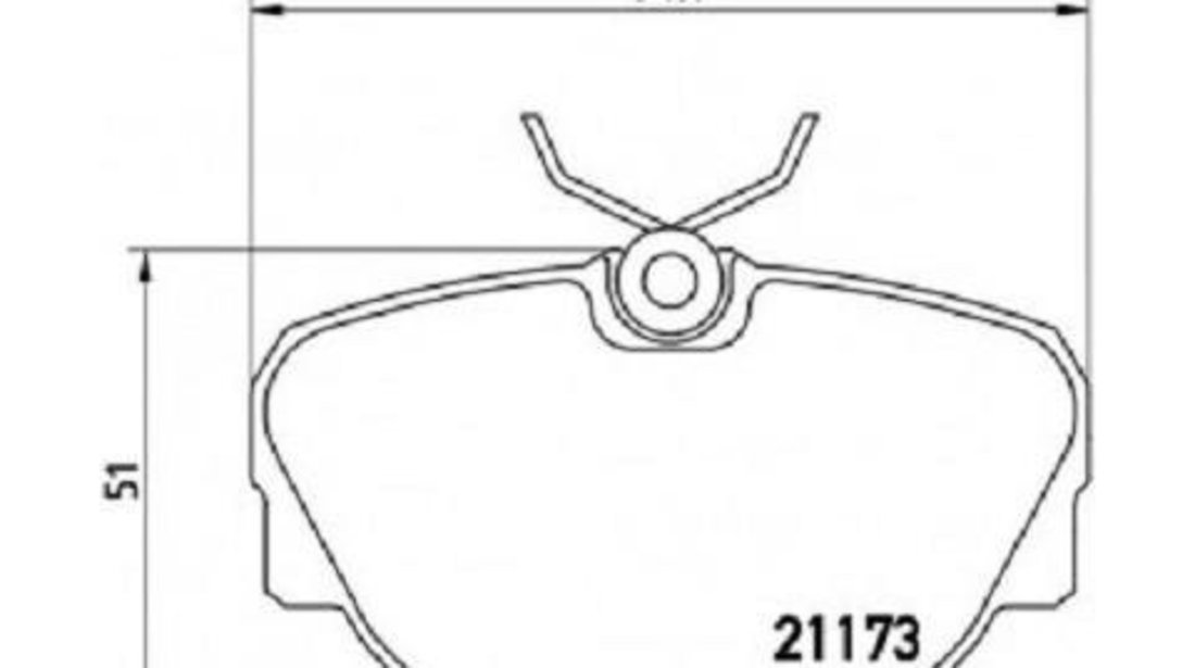 Placute de frana BMW 3 (E30) 1982-1992 029602