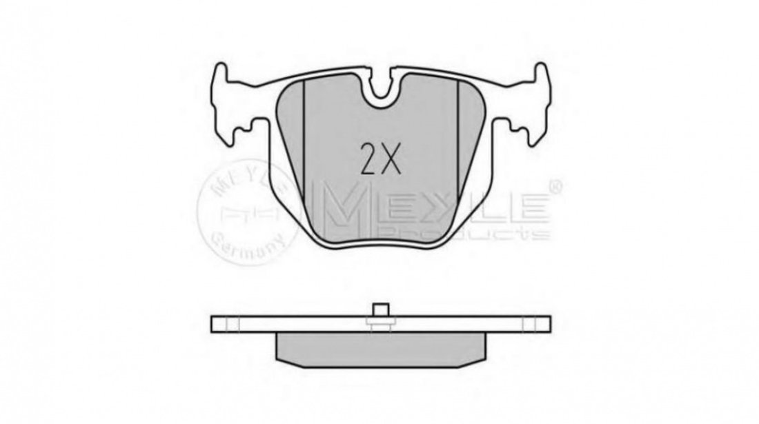 Placute de frana BMW 3 (E46) 1998-2005 #2 0252148717