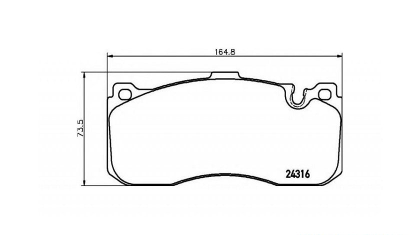 Placute de frana BMW 3 (E90) 2005-2011 #2 0986494428