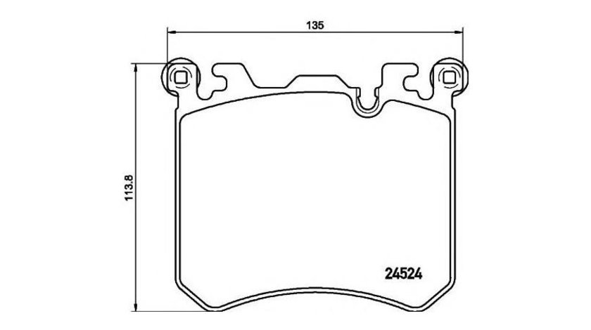 Placute de frana BMW X6 (E71, E72) 2008-2016 #2 141300