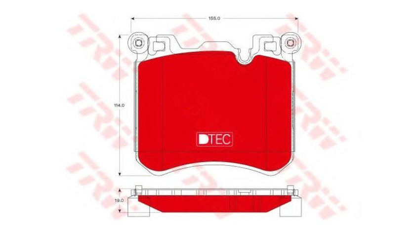 Placute de frana BMW X6 (E71, E72) 2008-2016 #2 0986494191