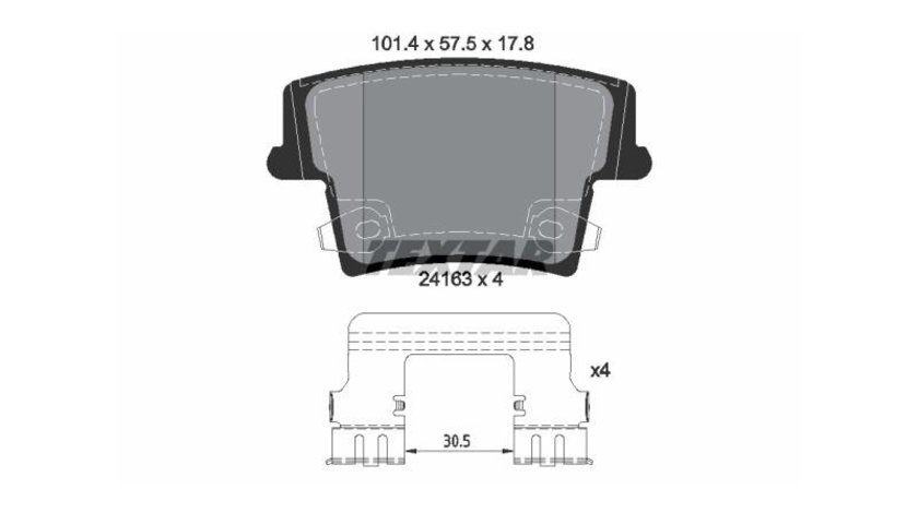 Placute de frana Chrysler 300 C 2010-2016 #2 05139191AA