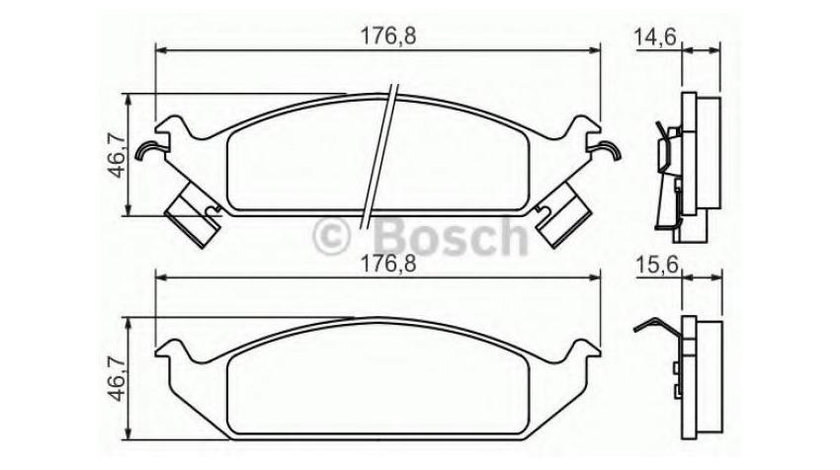 Placute de frana Chrysler CIRRUS 1994-2000 #2 04728240