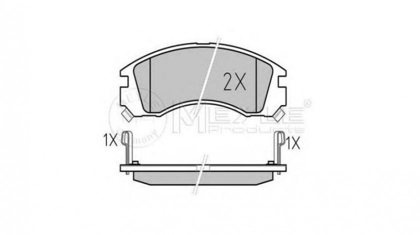 Placute de frana Citroen C-CROSSER (EP_) 2007-2016 #2 0252136315