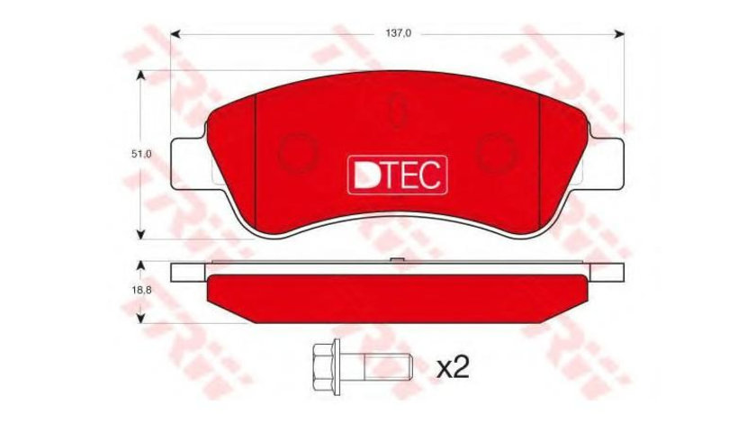 Placute de frana Citroen C3 Picasso 2009-2016 #2 0252359919