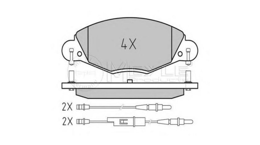 Placute de frana Citroen C5 I Estate (DE_) 2001-2004 #2 0252327318