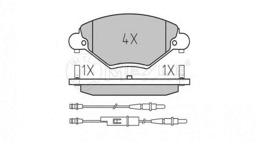 Placute de frana Citroen C5 II Break (RE_) 2004-2016 #2 0252327717