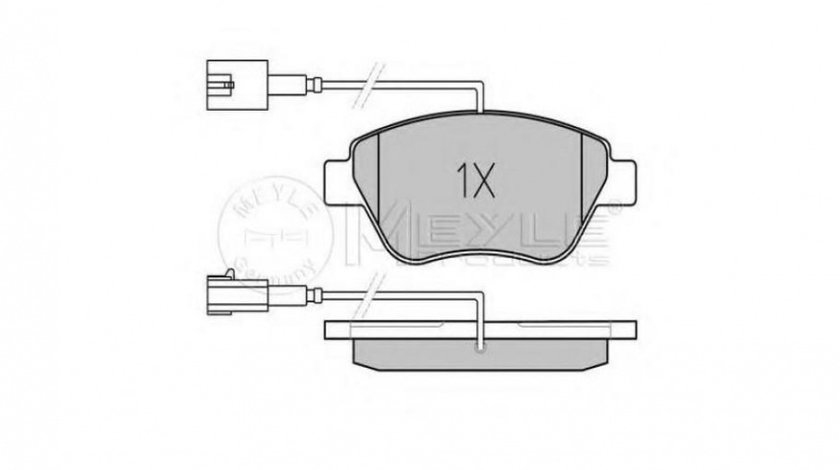 Placute de frana Fiat 500 (312) 2007-2016 #2 0252370517