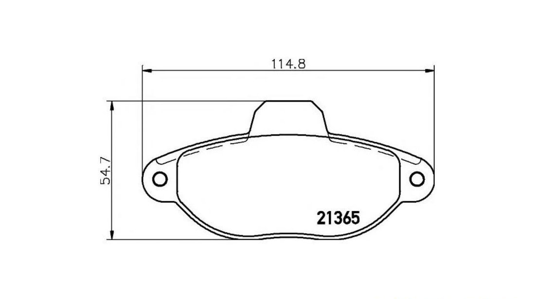 Placute de frana Fiat CINQUECENTO (170) 1991-1999 #2 041400