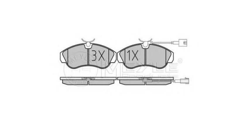 Placute de frana Fiat DUCATO caroserie (230L) 1994-2002 #2 0252360319PD