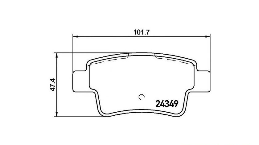 Placute de frana Fiat GRANDE PUNTO (199) 2005-2016 #2 05P1224