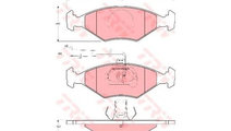 Placute de frana Fiat PALIO (178BX) 1996-2016 #2 0...