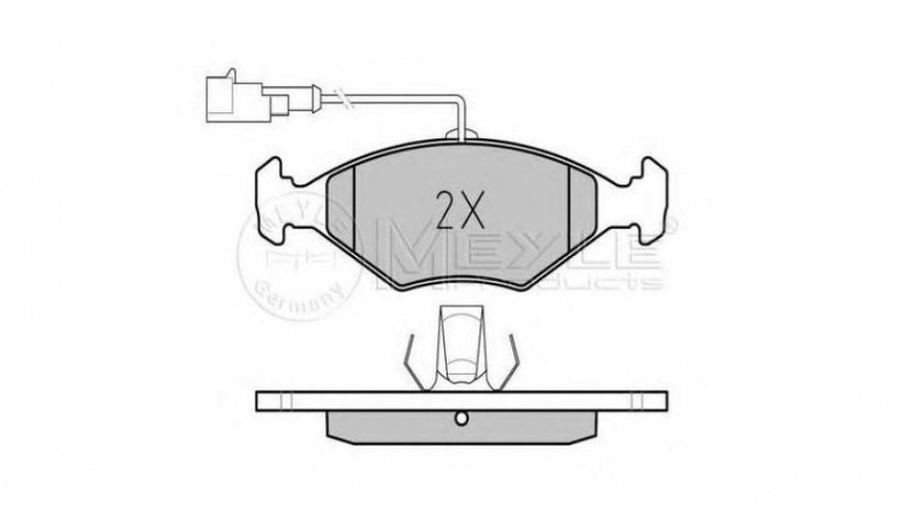 Placute de frana Fiat PALIO Weekend (178DX) 1996-2016 #2 0252322018W