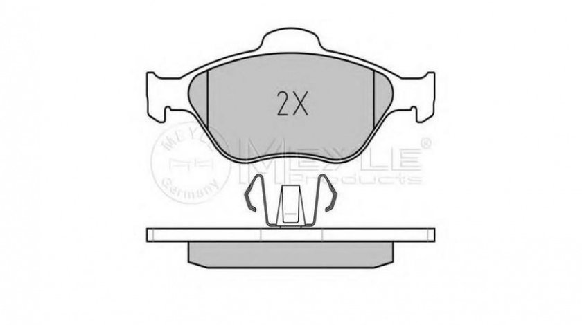 Placute de frana Ford COURIER caroserie (JV_) 1998-2016 #2 0252360418PD